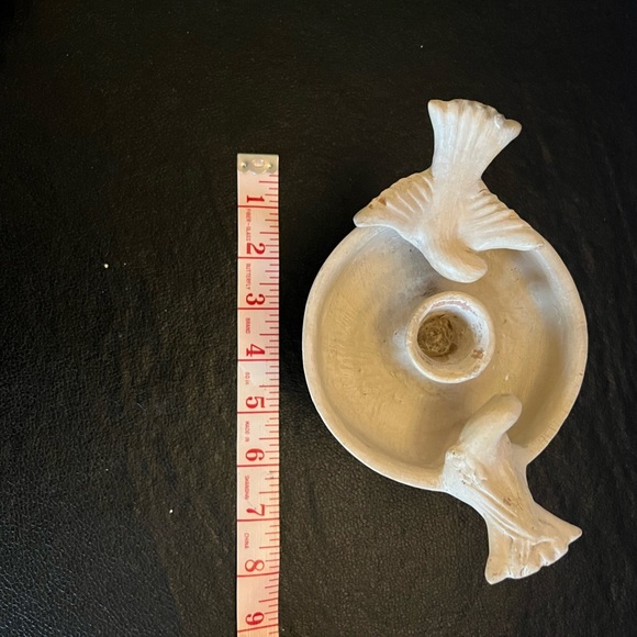 Perfect centerpiece for a table too small birds on a candle stick hand made - Picture 4 of 8